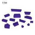 thumbnail image 3 of Unique Bargains 65pcs Laptop Port Duct Cover 13 Types Plugs Cap for Notebook Laptop PC Computer, USB/VGA/Audio Jack/SD, Purple, 3 of 7