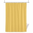 thumbnail image 2 of Shower Curtains for Bathroom-60"x72",Modern Yellow Solid Color Waterproof Bath Curtain Grommet Shower Curtain Set with Hooks,, 2 of 9