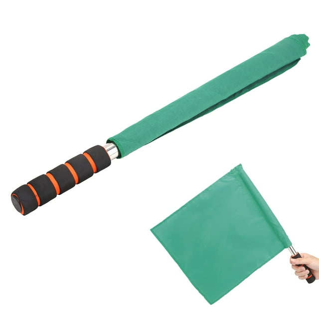 Bandera De Mano De Juez De Línea, 2 Uds., Banderas Oficiales De árbitro, Acero Inoxidable