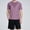🔥 Pink, variant on Dianli Men’s Ice Feel Summer Sports Set, Short Sleeve Breathable Quick-Dry Two-Piece Running Workout Outfit, Casual Comfortable Activewear for Fitness, Training, or Gym Pink M