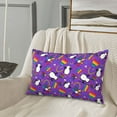 thumbnail image 5 of Fuzoiu Rainbow Lgbt Penguin Print Fuzzy Pillowcases, Super Soft Pillow Case Cover with Zipper for Bedroom, Sofa, Couch,Cozy Pillow Shams for All Seasons-14"x20", 5 of 6