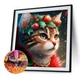 thumbnail image 2 of Cuadros Decorativos 5D bricolaje ronda completa taladro diamante pintura gato Kit hogar decoración artesanal (A2609) DQrwqpou Nuevos Originales, 2 of 9