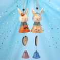 thumbnail image 1 of Caricatura de resina con forma de gato de gran barriga, campanillas de viento, lindo colgante de campana, regalo creativo, artesanía decorativa, regalo, 1 of 4