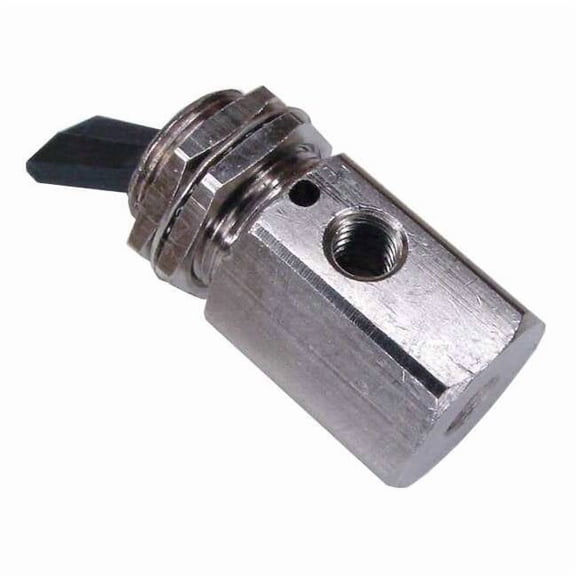 Pneumadyne Toggle Valve,NC,Brass C030101