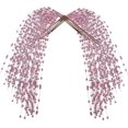thumbnail image 4 of Artificial Glitter Berry Pick,QZS Fake Christmas Picks,6pcs Pink Glittery Bead Sticks Branches,37.4in Tree Topper Decor for DIY Wreath,Crafts,Gift, 4 of 5