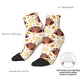 thumbnail image 6 of Pofeuu Fall Turkey Print 30cm Socks, Adult Running Hiking Socks for Youth and Adult, 6 of 7