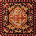 thumbnail image 1 of Ahgly Company Machine Washable Indoor Square Abstract Chocolate Brown Area Rugs, 8' Square, 1 of 7
