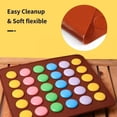 thumbnail image 3 of Macaron Silicone Pad Mold Decorative Pot French Dessert 30/48 Hole Round Biscuit Handmade DIY Kitchen Cake Baking Tool, 3 of 9