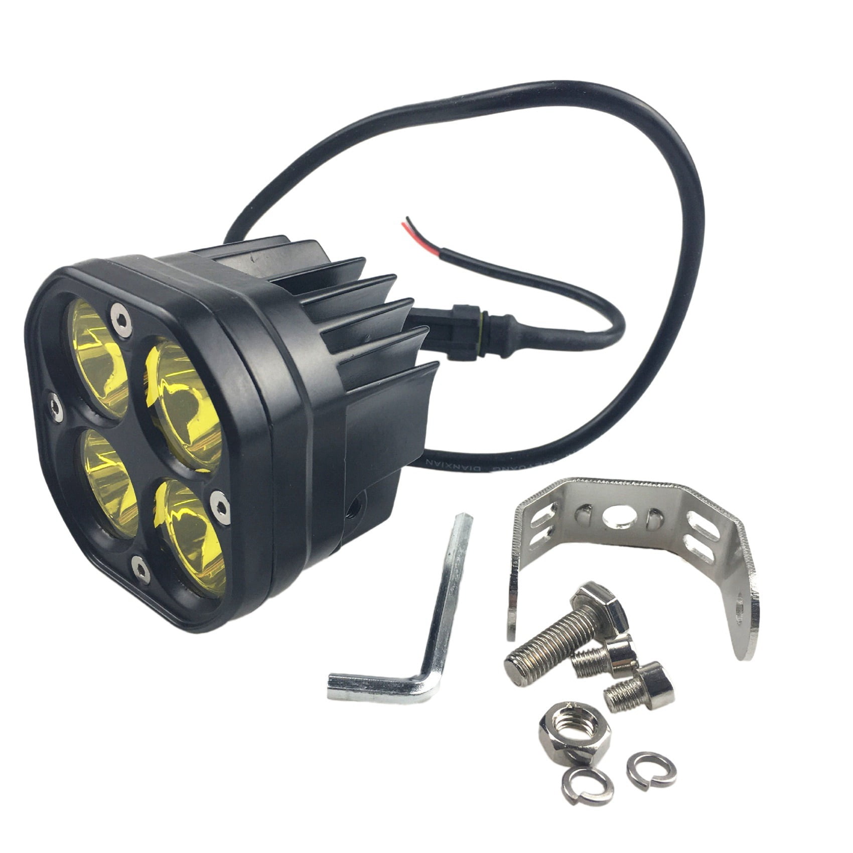 3 Inch LED Light Bar Driving Lights for Truck Car Yellow Spotlight