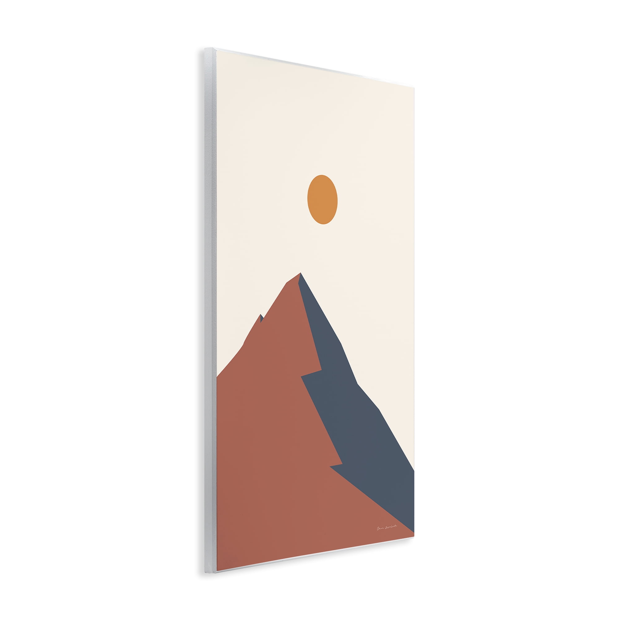 Stupell Industries Neutral Boho Peak Landscape & Nature Painting Unframed Art Print Wall Art, 13 x 19