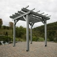 thumbnail image 2 of Highwood Bodhi 8' x 8' Pergola - Outdoor, Eco-friendly, Synthetic Wood, 2 of 6