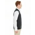 thumbnail image 3 of Harriton M415 Men's Pilbloc™ V-Neck Sweater Vest-Black-2XL, 3 of 3