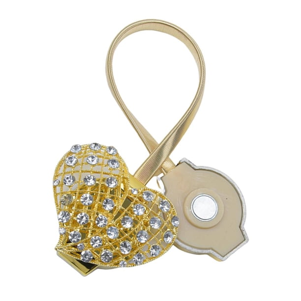 Cuerda de de cortina magnética, de cortina decorativa para / oficina, cortinas , de lazo, clip de hebill Blanco