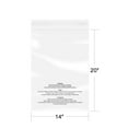 thumbnail image 2 of iMailer - 100 Pcs - 13" x 15" Poly Bags with Suffocation Warning Self Seal- Clear Shipping Bags 1.6 Mil for Clothing, Shirts, Packaging - Permanent Adhesive, 2 of 4