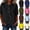 #01 Black, variant on Cotton Linen Tops for Women Short Sleeve Irregular Shirts Apparent Gauze Top Button Down Crew Neck Lapel Tunic Blouses ,3XL,#01 Coffee