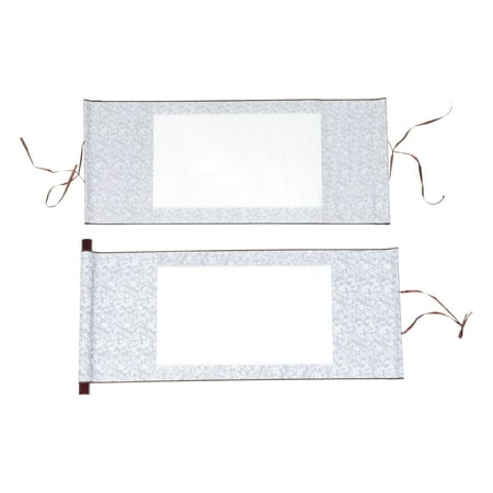 

NUOLUX 2pcs Blank Chinese Scroll Paper Painting Scroll Hanging Chinese Calligraphy Paper