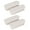 White, variant on Spencer Set of 4 Self-Stick Instant Cabinet Handle Pulls Drawer Push Pull Handles Plastic Push Pull Handles Helper with Adhesive for Kitchen Window Sliding Closet, 3.4 Inch