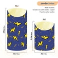 thumbnail image 4 of Lightning Pattern Flameless Candles 2 PCS with Remote Realistic Moving Flame LED Tapered Pillar Set for Home Decor, 4 of 7