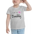 thumbnail image 3 of I Love My Daddy Cute Toddler T Shirts for Boys Girls (Gray, Youth L), 3 of 5