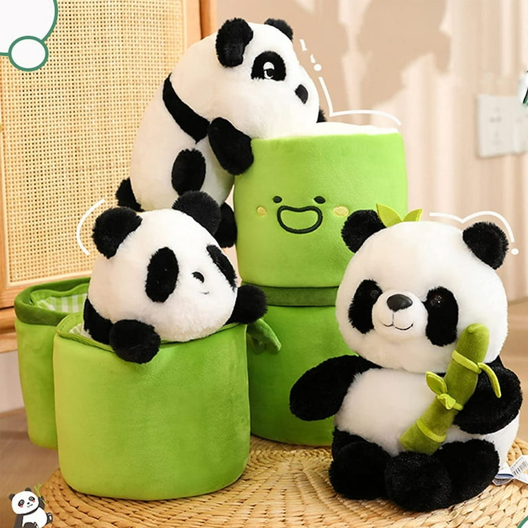 Kawaii Big Head Panda Plush – BlossomMemento