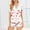 A172 White, variant on Matching Pajamas for Women Set Valentine's Day Heart Print Short Sleeve Pajama Sets Button Down Tops and Shorts Lounge Silk Sleepwear Pjs 2 Piece