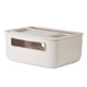 thumbnail image 1 of Caja de almacenamiento para enrutador WiFi, organizador de cables, decoración, cubierta de enchufe, a prueba de polvo para TV Blanco 1 Capa, 1 of 9