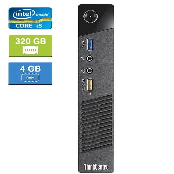 Used: LENOVO M73 TINY Intel Core i5-4570T 2.90 GHz, 4GB, 320GB HDD, Win 10 Pro
