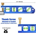 thumbnail image 2 of Nivel de flexión del conducto: nivel de tubería de torpedo magnético WORKPRO, 2 of 7