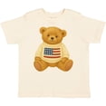 thumbnail image 3 of Inktastic Patriotic Bear with American Flag Sweater Boys or Girls Toddler T-Shirt, 3 of 5