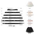 thumbnail image 3 of KAUOD Girls Mesh Tulle Tutu Skirts Cute Flower Tiered Pleated Skirt Kids Toddler Ballet Dance Party Short Dress, 3 of 9