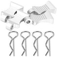 thumbnail image 1 of Type de R Corps Corps Clips Pin Rc Corps Clip Pin 4Pcs Alliage d'Aluminium Rtype Corps de Voiture Clips Broche avec Support de Fixation pour 1 10 Rc CarBlue, 1 of 8