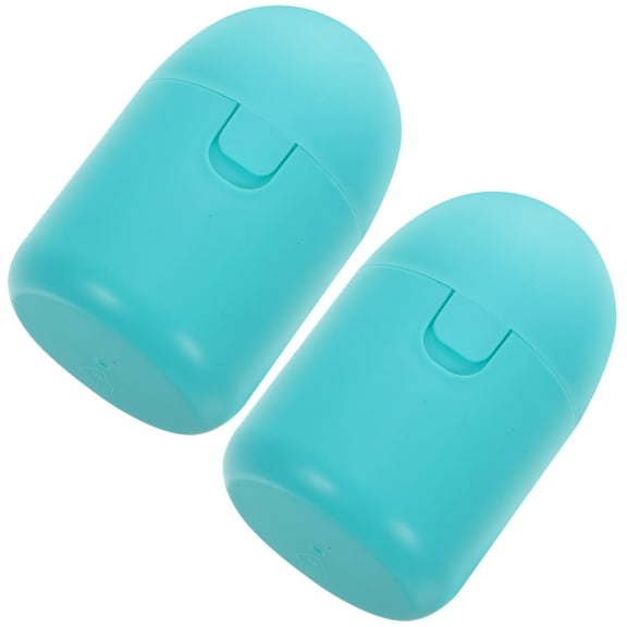 LEORX 2Pcs Blue Sterilize Box Personal Items Cleaner Microwave Steamer Organizer