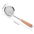 thumbnail image 2 of WHEANG Stainless Steel Powder Hedge With Wooden Handle Colander Powder From Cooking Hedge Malatang Net Leaky Rice Line Fishing Oil Separation Kitchen Tools, 2 of 3