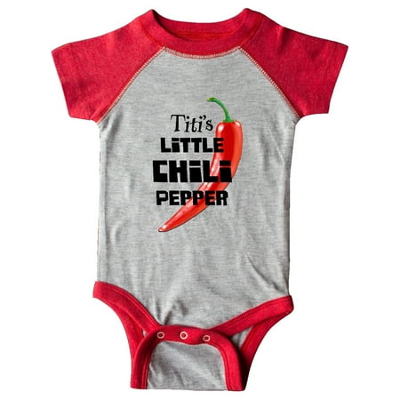 

Inktastic Titi s Little Chili Pepper Gift Baby Boy or Baby Girl Bodysuit