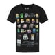 thumbnail image 1 of Minecraft - Camiseta oficial diseño personajes Sprites para niños (Negro), 1 of 2
