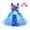 C#PP26252, variant on CAIVO Toddler Kids Girls Halloween Hallowmas Historical LED Light Tulle Dress Princess Hairband Outfits Versatile Child Daily Wear