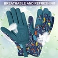 thumbnail image 5 of HOMEIORA Womens Gardening Weeding Working Gloves, Leather Garden Glove for Women Thorn Proof No Stab for Digging, Planting, Pruning, M, 1 Pair, 5 of 7