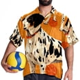 thumbnail image 4 of Spotted Dog Men's Short Sleeve Casual Printed Button Down Beach Shirts, 4 of 6