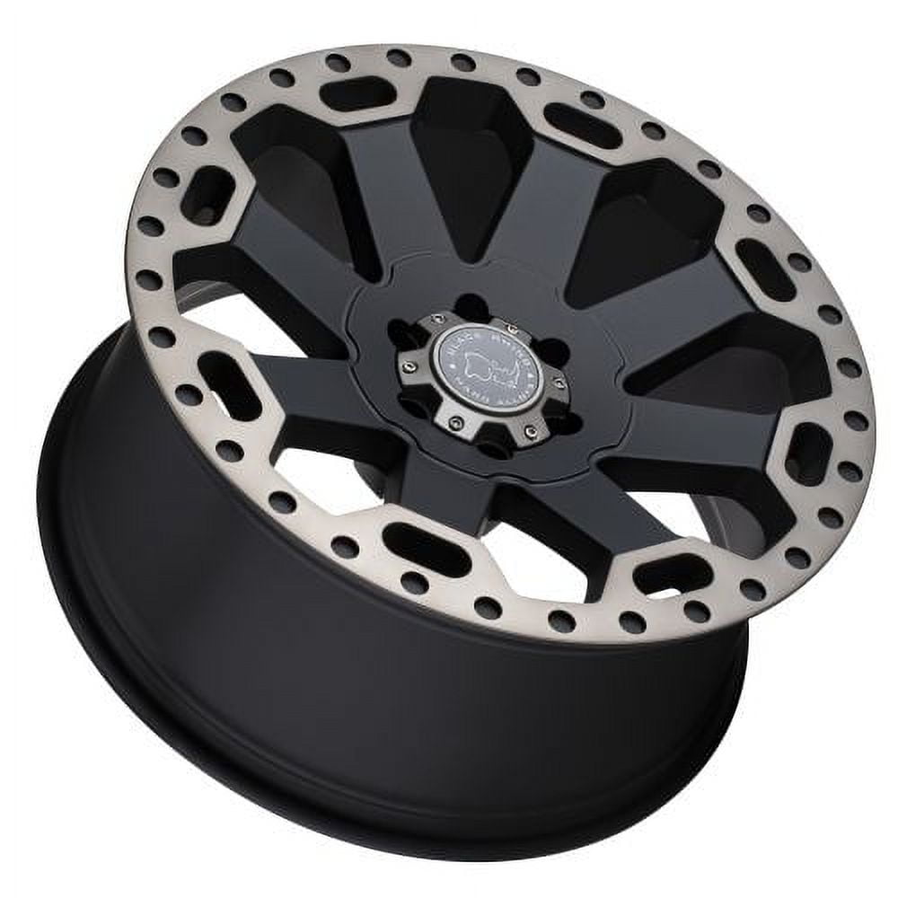 Black Rhino Aluminum Rim WARLORD 17X8in Matte Black with