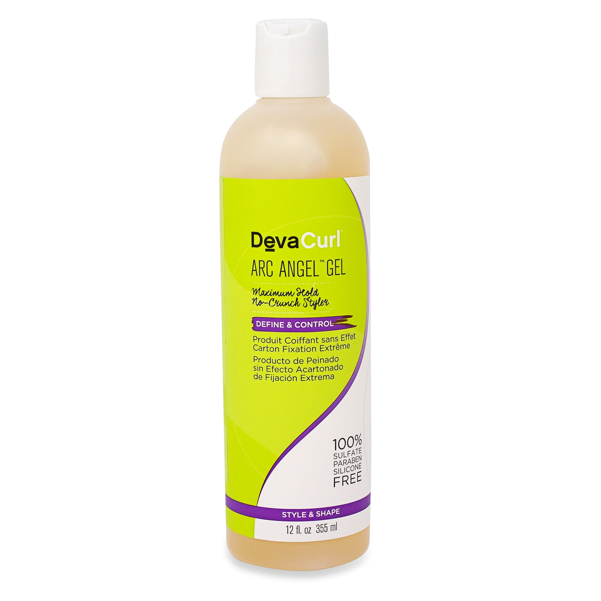 Devacurl Arc Angel Maximum Hold No-Crunch Hair Gel, 12 Oz
