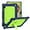 NavyGreen, variant on Hoibon for Lenovo Tab P12 Hybrid Case Lenovo Tab P12 inch 2023 TB370FU Heavy Duty Cover with Kickstand Shoulder Strap Built in Pen Holder Kids Friendly Shell Case for Lenovo Tab P12 12.7 inch (Black)