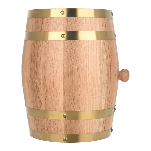 VINTAGE WOOD Oak TIMBER WINE Barrel for Beer Whiskey Rum Port - 5L Handmade Oak Barrel on Stand
