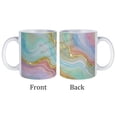thumbnail image 3 of 11 Oz Purple Blue and Golden Marble Coffee Mug, Elegant Mug for Tea & Coffee Time, 3 of 8