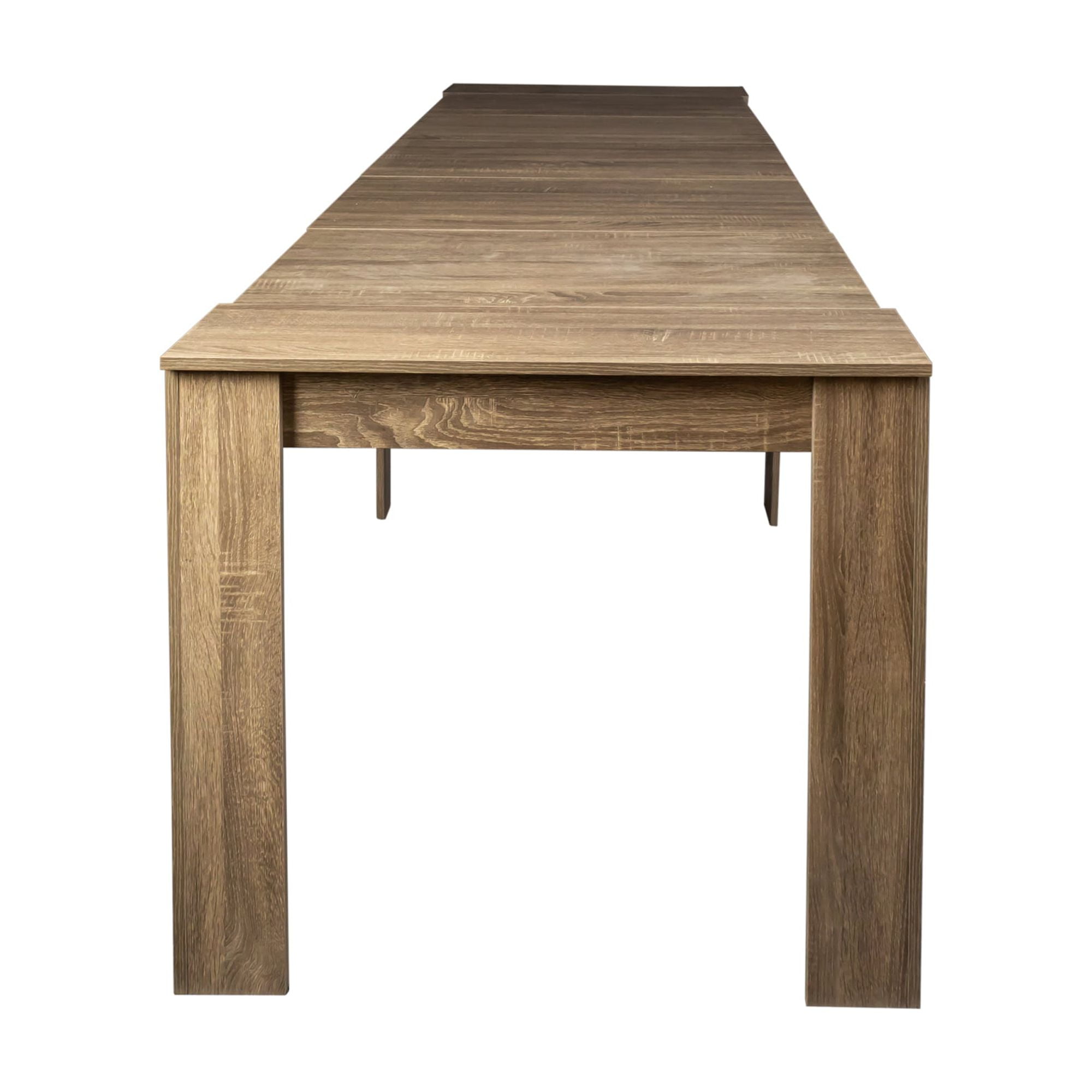Nightstand with 2 Drawers & Open Shelf, Modern Bedside Table, White