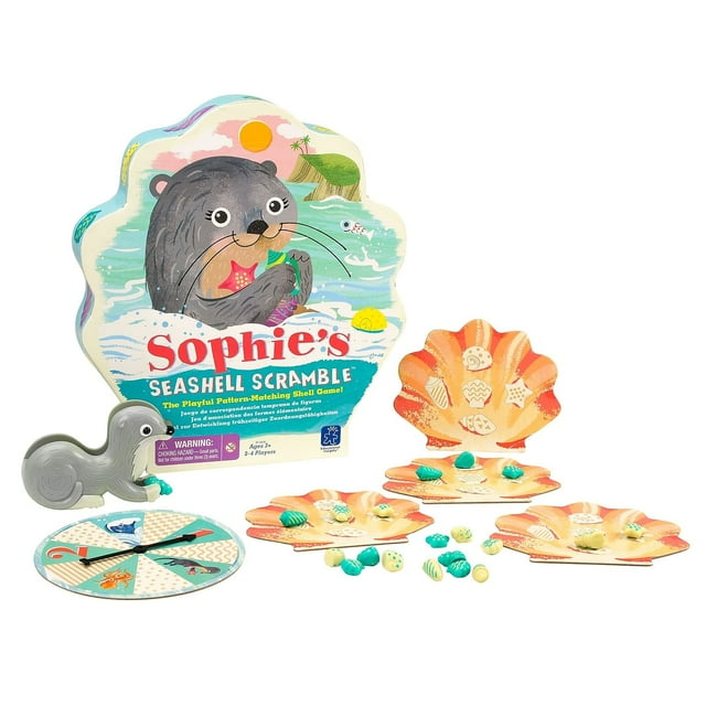 Game Educational Insights Sophie's Seashell Scramble: más de 3 años