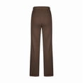 thumbnail image 3 of Women's Linen Pants Summer Casual Pants for Womens Elastic Waist Solid Lightweight Loose Trousers with Pockets Plus Size Beach Travel Pants, 3 of 5