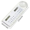 thumbnail image 3 of TUOBARR 3 in 1 10cm Sor Ruler Calcutor Multifunctional rge Dispy Screen Mini Sor Card Ruler Calcutor, 3 of 5