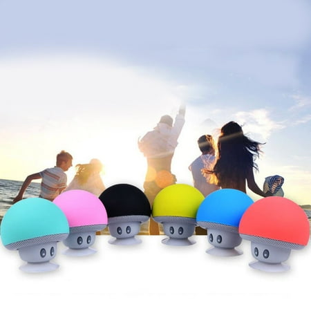 Wireless Portable Mini Mushroom Bluetooth Speaker Built In