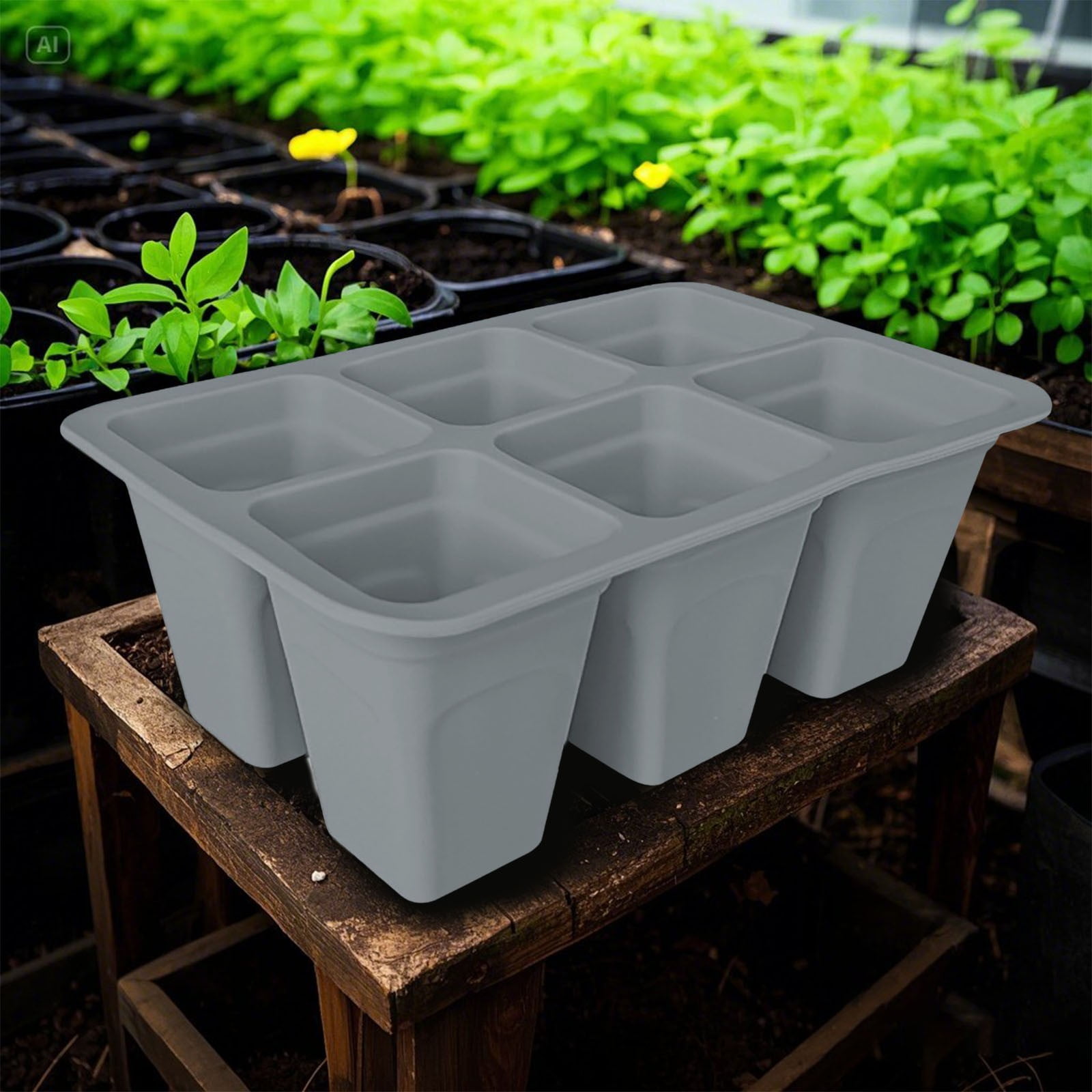 Silicone Starter Tray - Eco-Friendly Reusable Germination Trays for Vegetables, Herbs & Flower Seeds, BPA-Free Propagation Kit