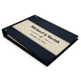 thumbnail image 2 of Darling Souvenir Blue Diamond Rays Pattern Printed Hardbound Cover Guestbook For Wedding Guest Sign In Book Registry-9 x 12 Inches, 2 of 5
